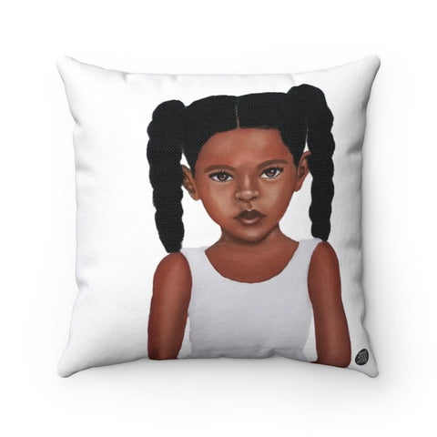 Because Being Black in a White Space is a Real Thing... IV Premium Square Pillow - Fearlessly Hue by Dana Todd Pope