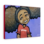 "Smart Girl" Canvas Gallery Wrap Print
