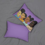 "Strength, Courage, Integrity, Greatness Girls" 14"x20" Spun Polyester Rectangular  Pillow