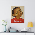 "Innovator" Boy Canvas Print