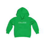 "COLLEGE" Youth Heavy Blend Hooded Sweatshirt
