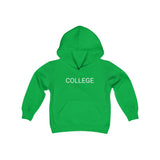"COLLEGE" Youth Heavy Blend Hooded Sweatshirt