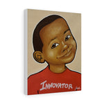 "Innovator" Boy Canvas Print