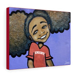 "Smart Girl" Canvas Gallery Wrap Print