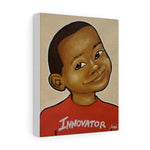"Innovator" Boy Canvas Print