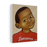 "Innovator" Boy Canvas Print