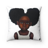 Because Being Black in a White Space is a Real Thing, III Premium Square Pillow - Fearlessly Hue by Dana Todd Pope