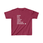Kids Heavy Cotton™ Tee - Fearlessly Hue by Dana Todd Pope