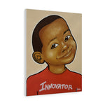 "Innovator" Boy Canvas Print