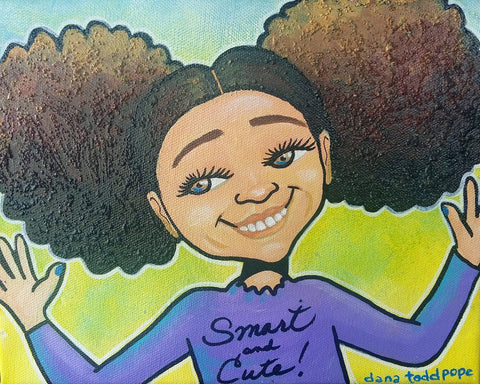 "Self Assured" Print on Paper - Fearlessly Hue by Dana Todd Pope